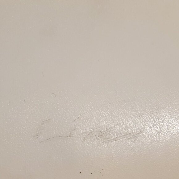 Escada Small Leather Handbag snake Handles Logo Fob with Tassel Ivory Italy - Picture 8 of 11